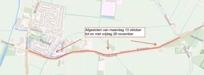 Werkzaamheden voor veiligere inrichting Buitenom Nieuw-Beijerland, Piershil