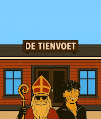 SinterBas-show in de Tienvoet, Heinenoord