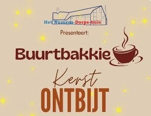 Buurtbakkie houdt try-out Kerstontbijt in het dorpshuis van Numansdorp op 18 december
