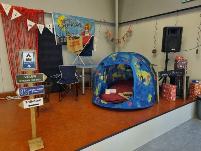 Kamperende Piet zorgt voor verrassingen op De Bouwsteen