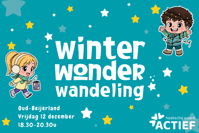 Loop jij mee met de Winter Wonder Wandeling 2025 van verzorgingshuis de Rembrandt en HW Actief?