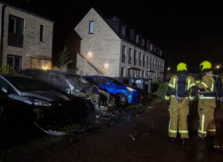 Twee incidenten in Puttershoek in dezelfde nacht: auto te water en autobrand