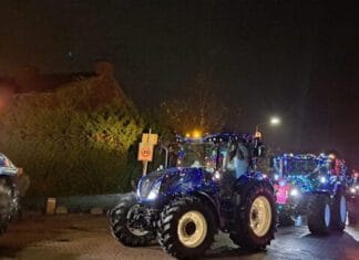 Verlichte trekkerrit trekt zaterdag 13 december door de Hoeksche Waard, bekijk hier de routes