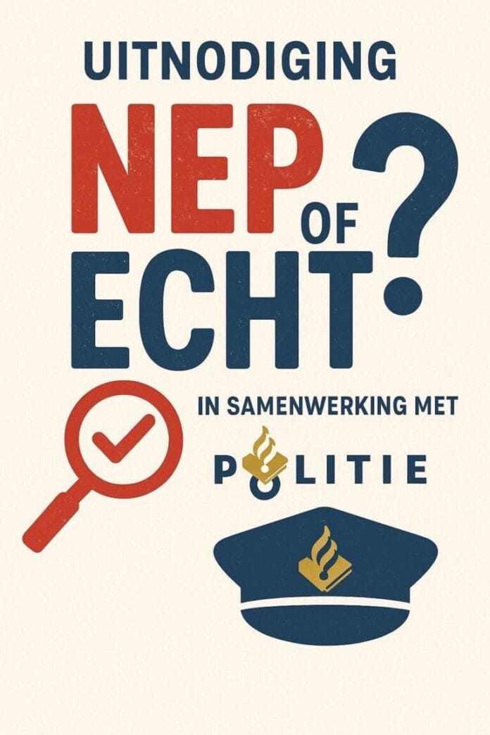 Informatieavond ‘Nep of Echt?’ in samenwerking met Politie Hoeksche Waard
