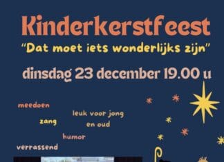 Kinderkerstfeest in De Open Hof kerk op 23 december