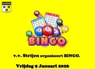 v.v. Strijen organiseert gezellige bingoavond