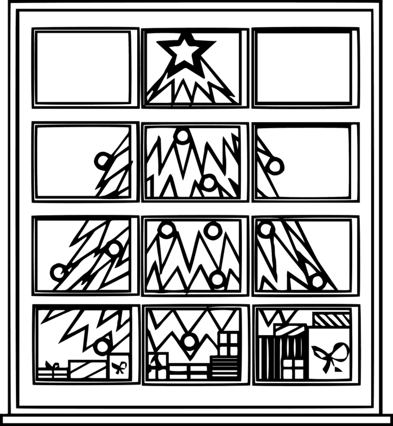 Kerstversieringen kleuren in Puttershoek