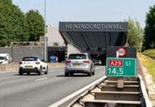 Rijkswaterstaat voert deze week onderhoud uit aan de Heinenoordtunnel (A29)