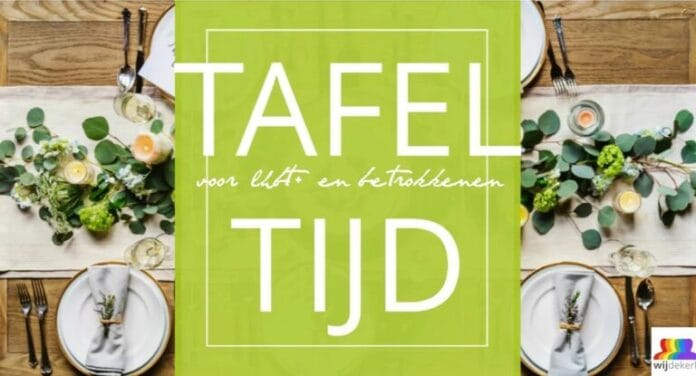 Aan tafel in de Open Hof kerk