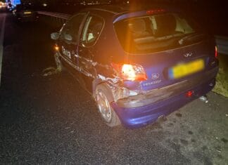 Bestuurder onder invloed aangehouden na ongeval op A29 bij Mijnsheerenland