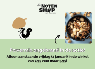 Shop deze vrijdag Powermix ongebrand met korting!