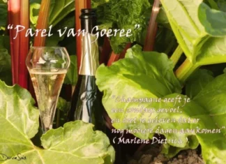 Lezing met proeverij Rabarberchampagne in Numansdorp