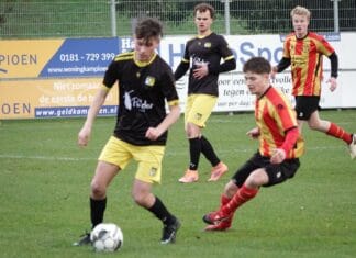 Strijen op voorsprong, duel met Rozenburg gestaakt na zware blessure