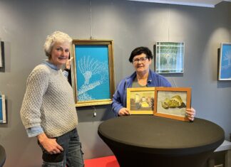 Dubbelexpositie van Nelleke Zuijdweg en Pauline van Roon in Vestzaktheater Ludiek