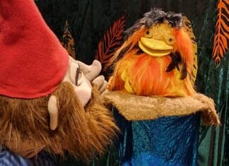 Zaterdag 7 maart speelt poppentheater Ludiek de voorstelling `Het snoepjespaleis`.