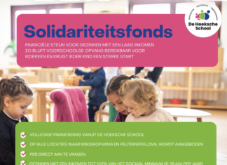 De Hoeksche School introduceert solidariteitsfonds om kinderopvang en peuterspeelzalen toegankelijk te houden