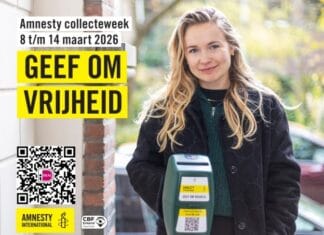 Collecteweek Amnesty International 8 tot 14 maart