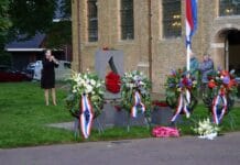 Dodenherdenking op maandag 4 mei bij oorlogsmonument in Westmaas