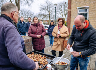 Burgemeester Marian Witte op dorpsbezoek in ‘s-Gravendeel