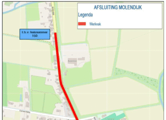 Klaaswaal: onderhoudswerkzaamheden Molendijk