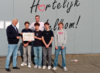 Leerlingen Hoeksch Lyceum halen € 1186,90 op voor Voedselbank Hoeksche Waard