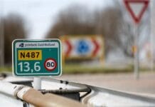 Afsluiting N487 Zuid-Beijerland richting Numansdorp in verband met spoedreparatie