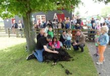 Schaapscheerdersfeest op Recreatieoord Binnenmaas op Tweede Pinksterdag