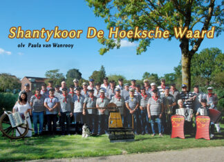Jubilerend Shantykoor De Hoeksche Waard viert 25-jarig bestaan met feestavond in Zuid-Beijerland