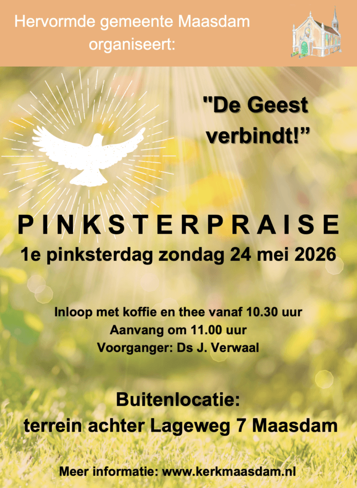 Pinksterpraise in de open lucht