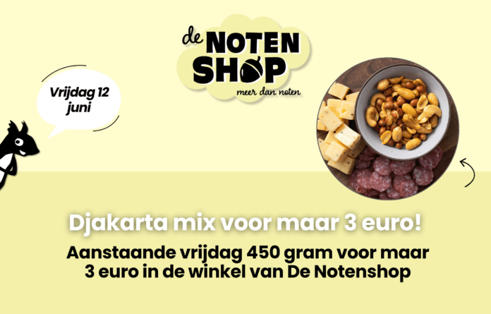 Alleen deze vrijdag: Djakarta mix voor slechts 3 euro bij De Notenshop!