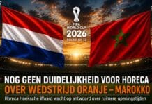 Nog steeds geen duidelijkheid voor horeca ondernemers in de Hoeksche Waard over uitzenden Oranje-wedstrijd tegen Marokko