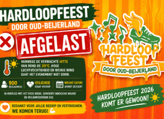 Hardloopfeest door Oud-Beijerland afgelast vanwege hitte: veiligheid staat voorop