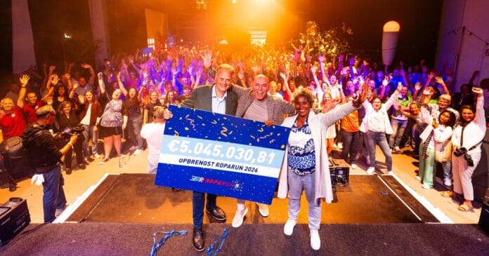 Roparun 2026 haalt bedrag van ruim 5 miljoen euro op