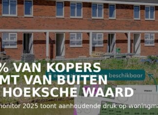 Woningmarkt Hoeksche Waard blijft aantrekkelijk: 42 procent van de kopers komt van buiten de gemeente