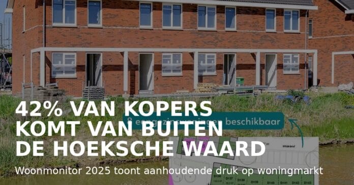Woningmarkt Hoeksche Waard blijft aantrekkelijk: 42 procent van de kopers komt van buiten de gemeente