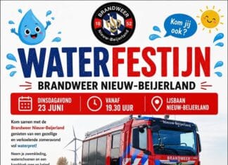Waterfestijn Brandweer Nieuw-Beijerland belooft spetterende zomeravond