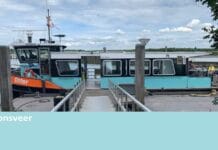 Ook Rhoonse Veer uit de vaart: alle Blue Amigo-veren in de regio liggen stil door hitte