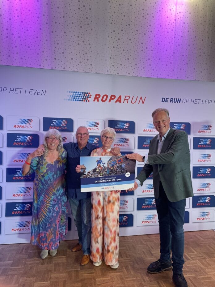 Doorkomst Roparun Oud-Beijerland wint publieksprijs én deelt mee in recordopbrengst
