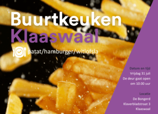 Buurtkeuken Klaaswaal op vrijdag 31 juli